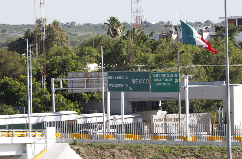 Mexico as seen from Roma Bluffs, Texas (6/2/2015). We spent so much time along the Rio Grande River that our Mexico trip list was over 50 species despite never leaving the U.S. Photo by Bill Hubick.